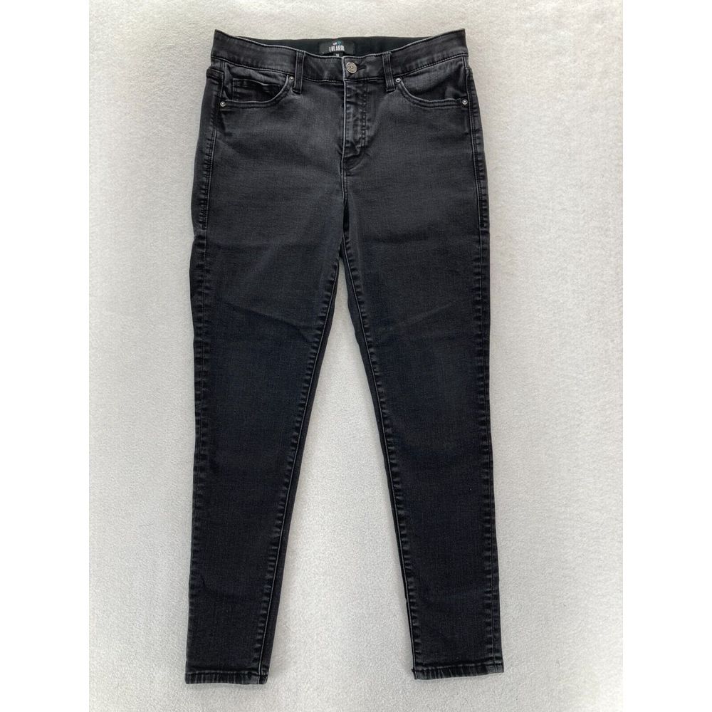 LuLaRoe With Love Jeans Women's 30 Skinny Ankle Black Stretch Denim Waistband‎